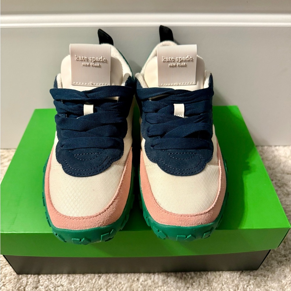 Kate Spade Cream/Ver Sneakers